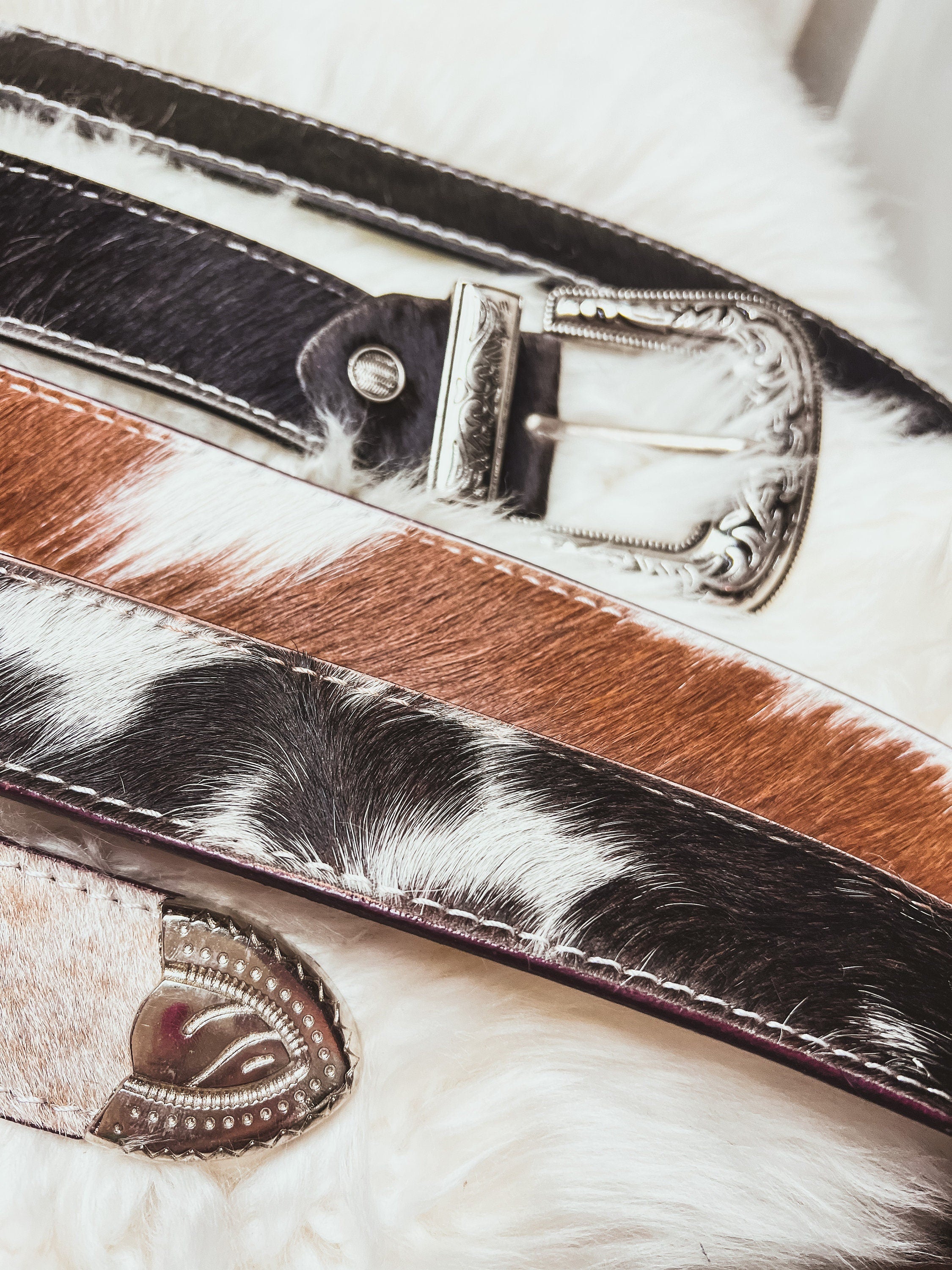 Custom Farm Brand Name/Initials/Monogram Cowhide Western Leather Belt with silver buckle and tip