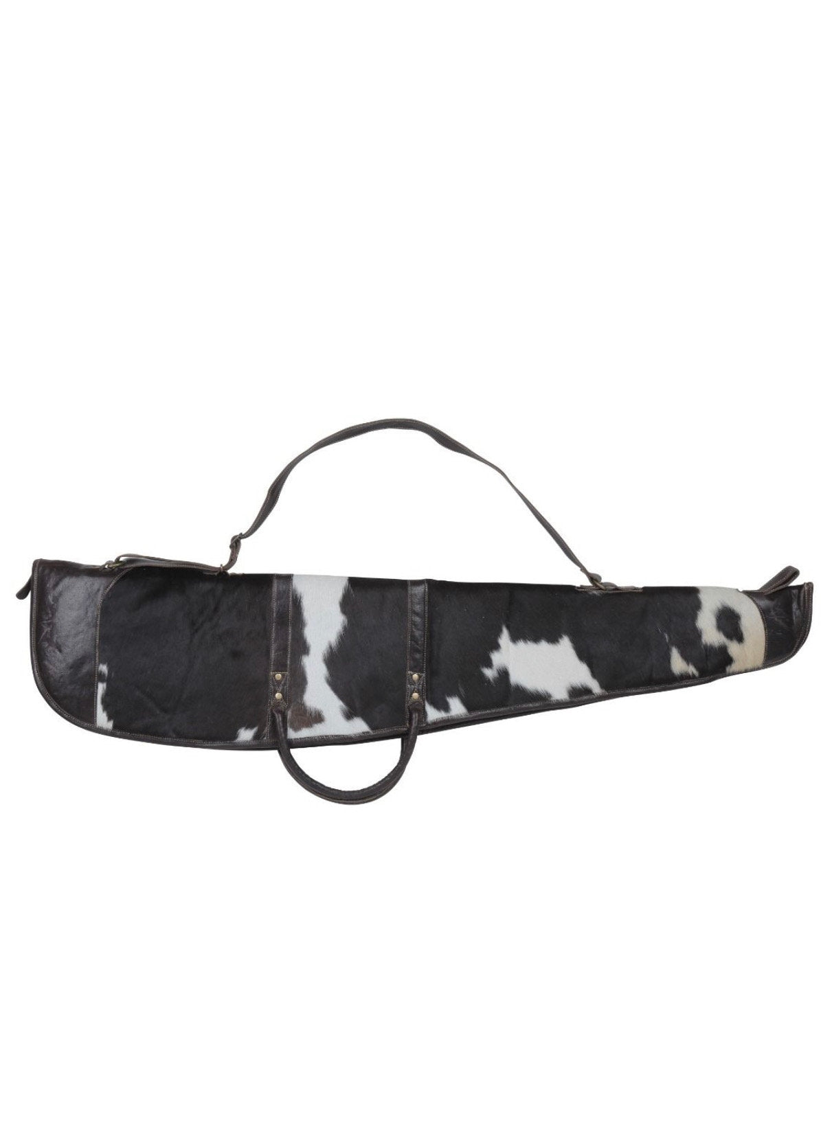 Custom Branded Cowhide Western Shotgun Rifle padded Case Farm Brand Cow Brand Initials Personalized Men’s Ladies Hunter Gift