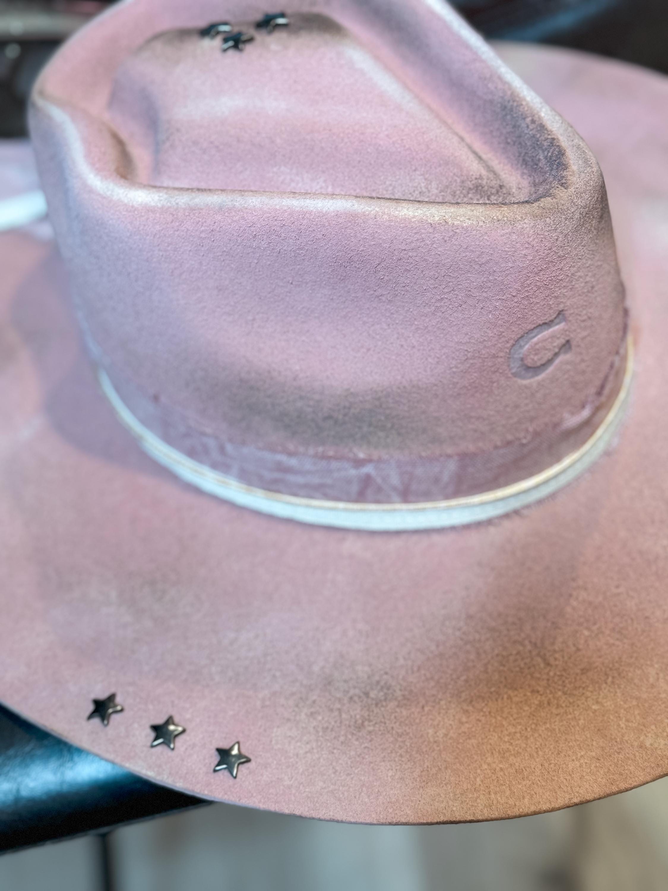 Fall for Me Fall Vibes Hand painted & Burned Charlie 1 Horse Coral Arrowhead Hat, Decorated Hat Cowgirl Hat Turquoise Stone Feather