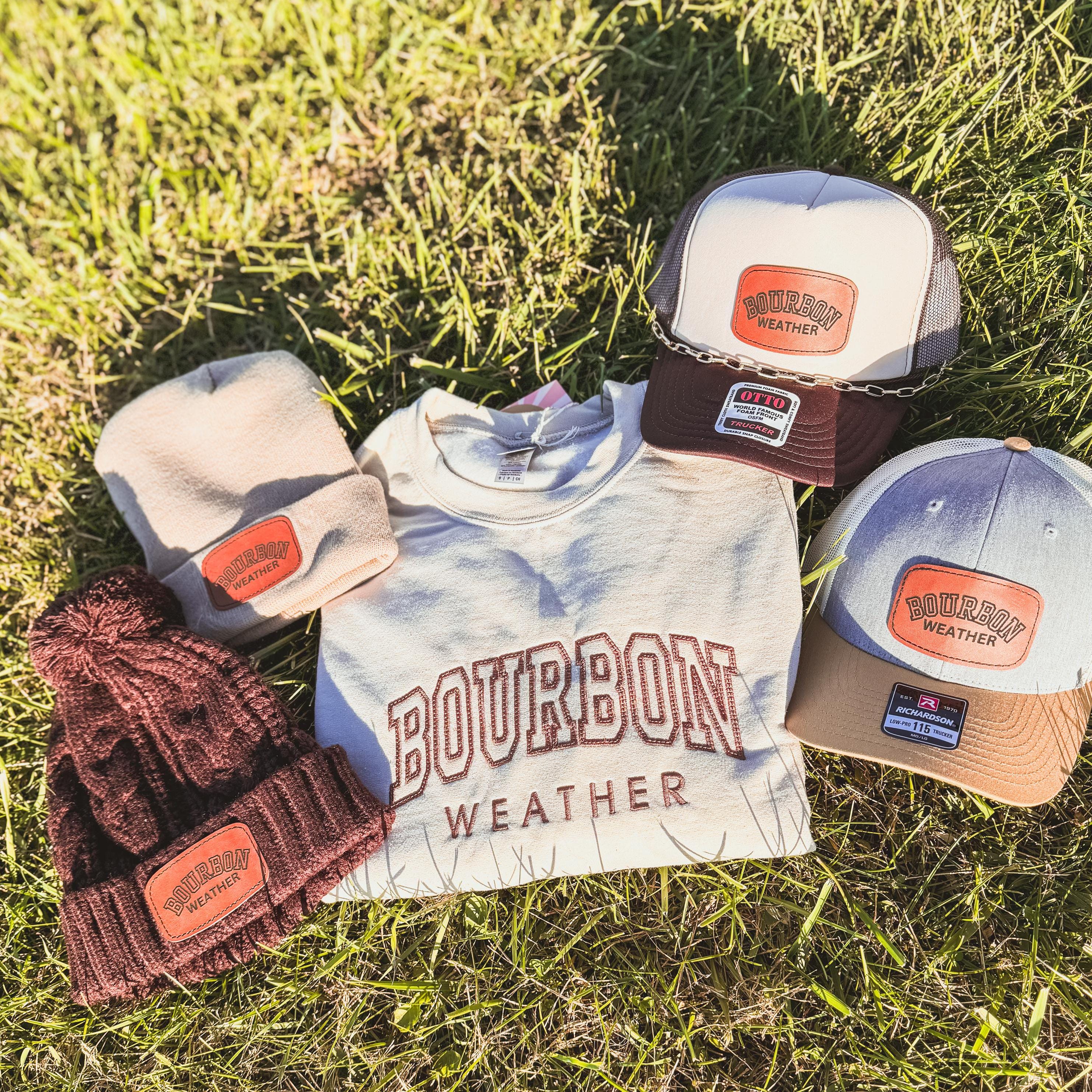 Bourbon Weather Sand Crewneck Sizes Small Medium Large XL 2XL Bourbon Lovers Kentucky Bourbon Sweatshirt Unisex