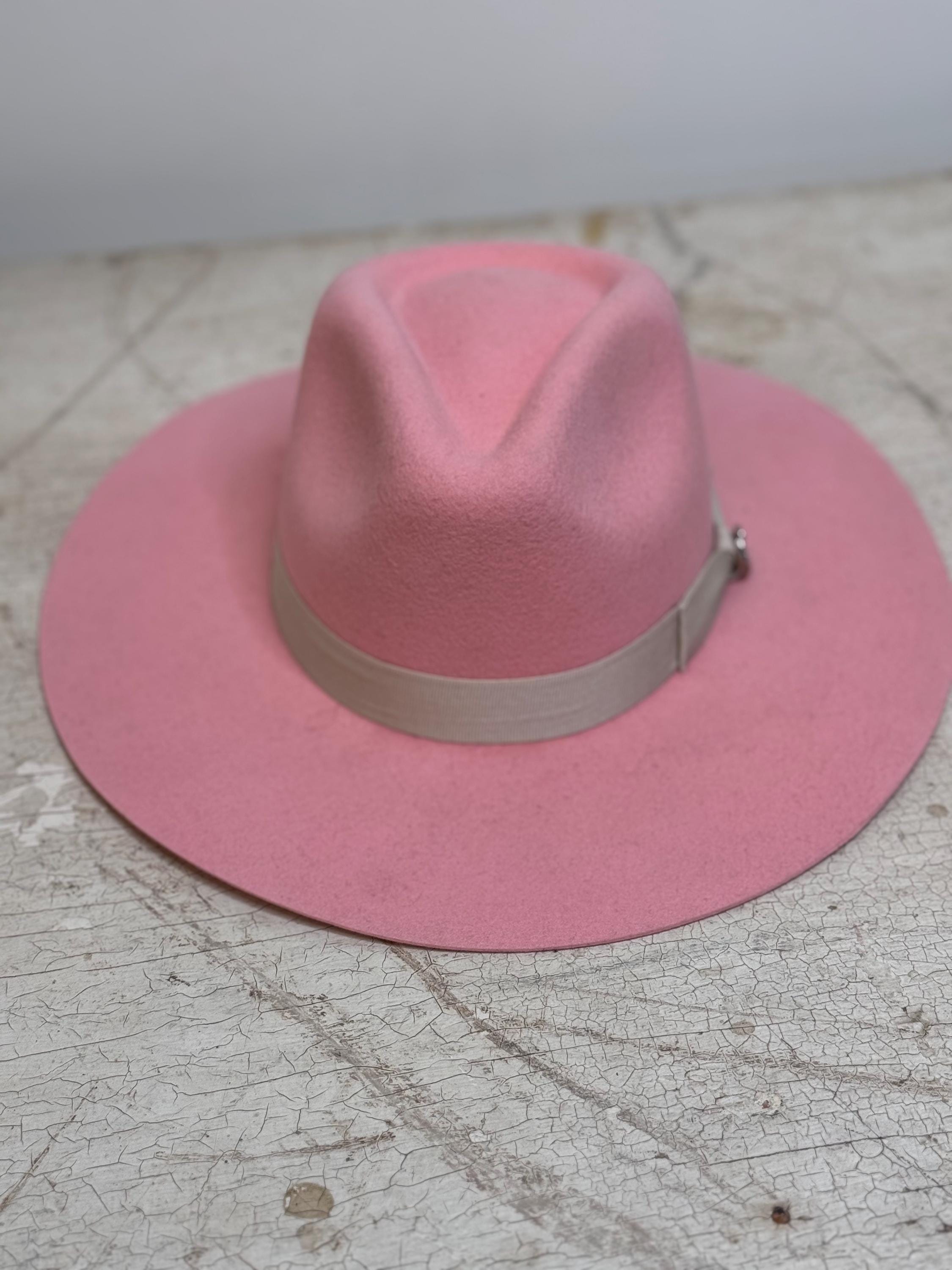 Customizable Youth Fedora Hat for Kids Childrens Cowboy Hat Cowgirl Hat Pink Cowgirl Hat Little girls Fire Branded Hat We add your Initials