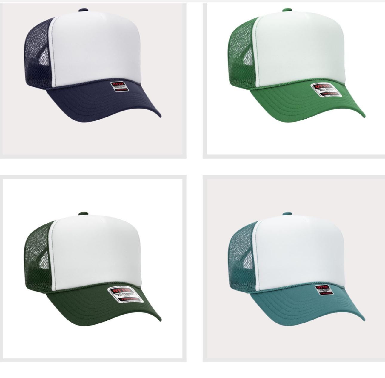 The Bird Tarot Card Embroidered Patch, Foam Trucker Hat in Kelly Green, Spring Break, Vacation, Beach Hat, Baseball Hat, Sun Hat