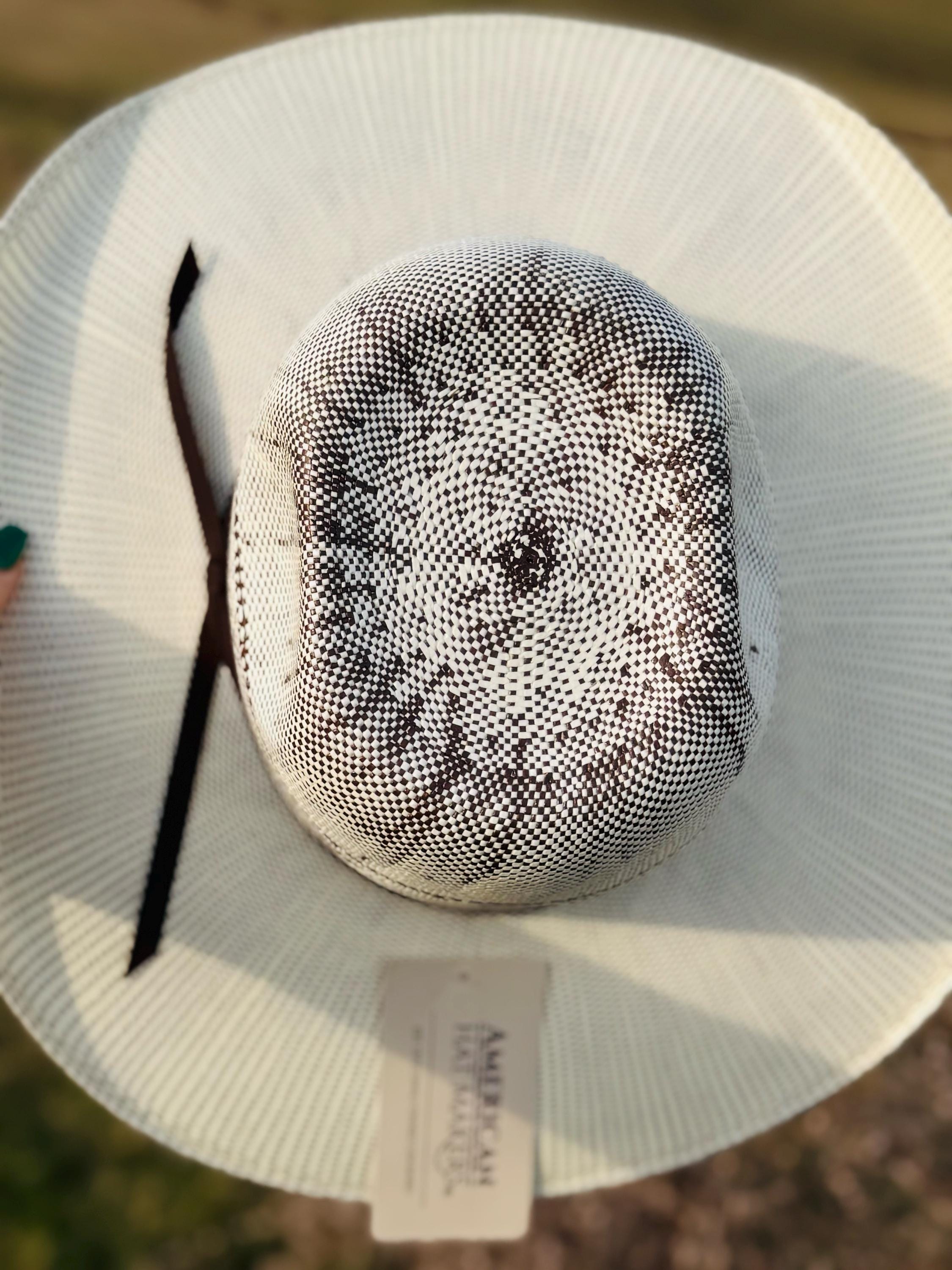 Natural Straw Cowboy Hat with High Crown, Cowgirl Hat, Custom Hat, Cattleman Style, Turned up Brim Mens Hat Women's Hat Summer Hat