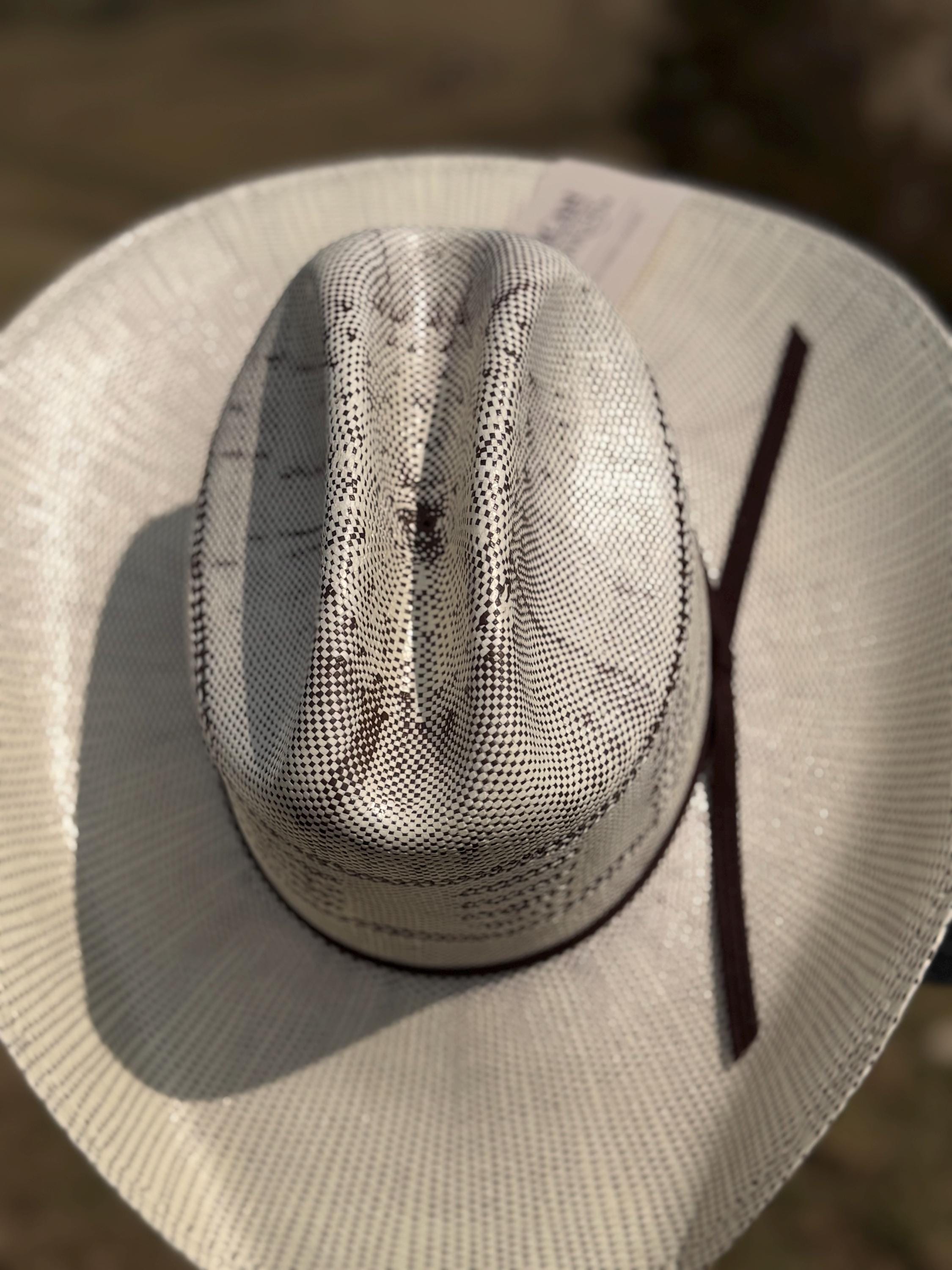 Natural Straw Cowboy Hat with black band, Cowgirl Hat, Custom Hat, Cattleman Style, Turned up Brim Mens Hat Women's Hat Summer Hat