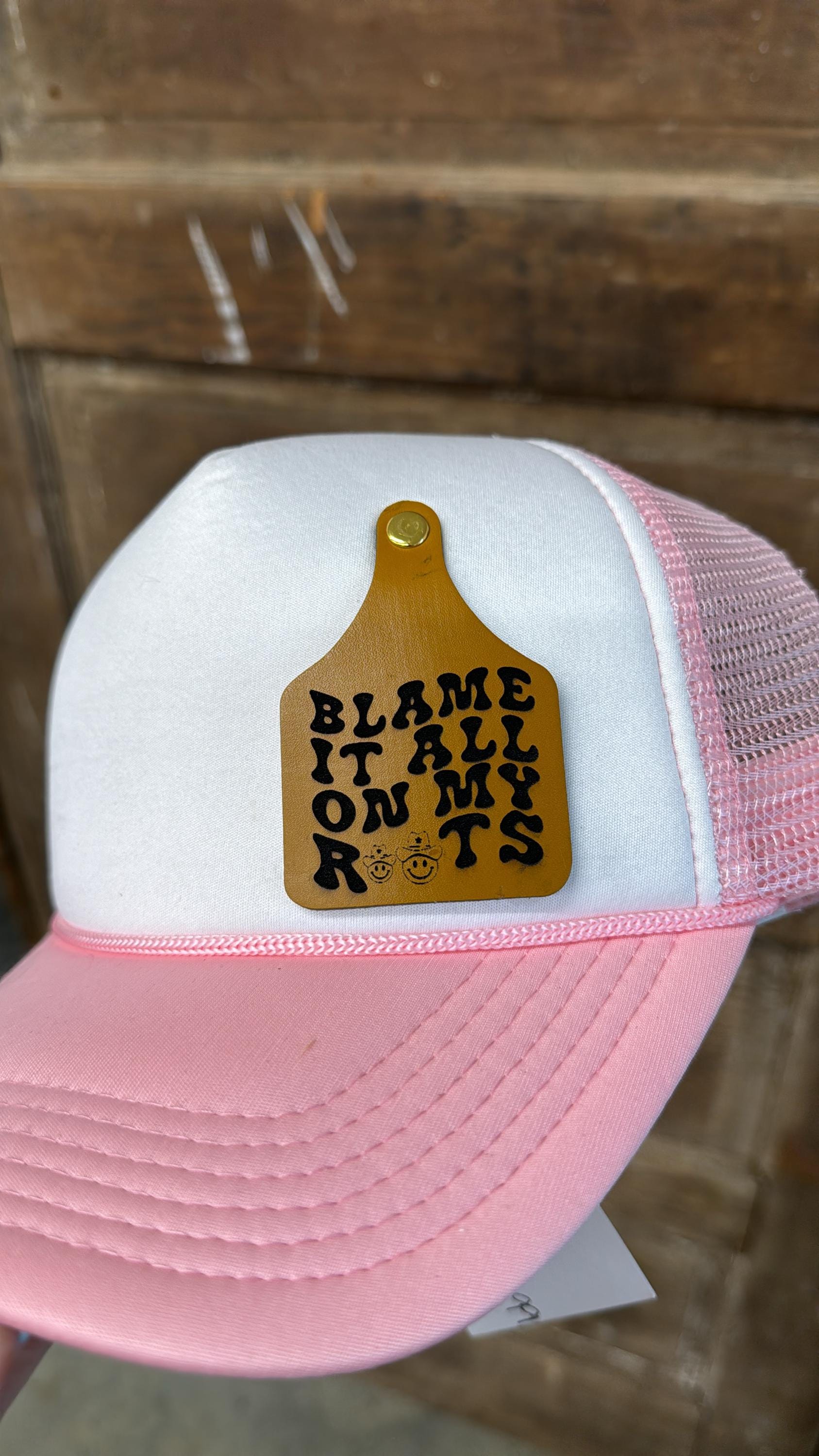 Personalized Leather Hat Patch | Your Logo, Brand, or Design | Easy Iron-On Custom Gift