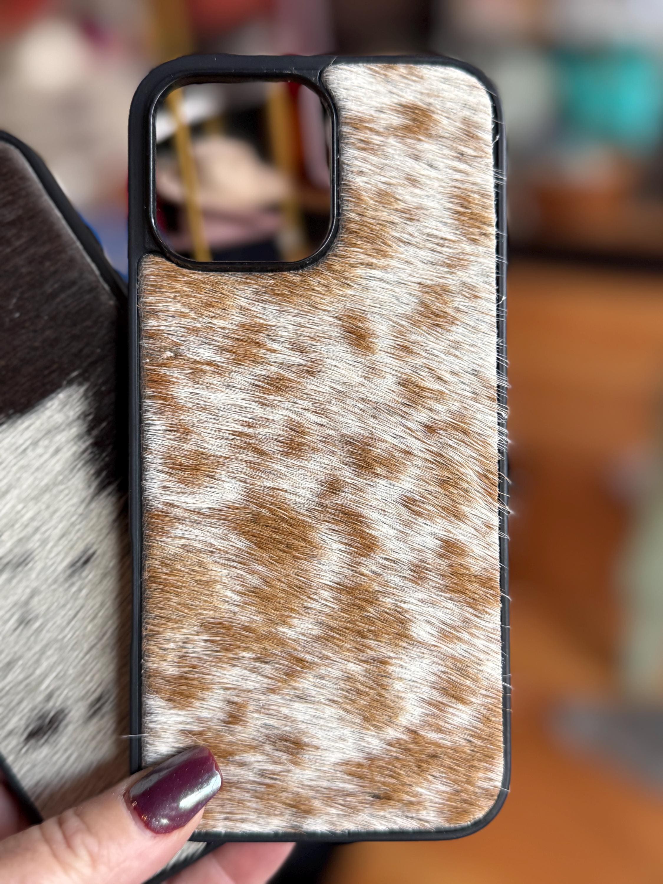 Cowhide Leather iPhone 16 Pro Max Case