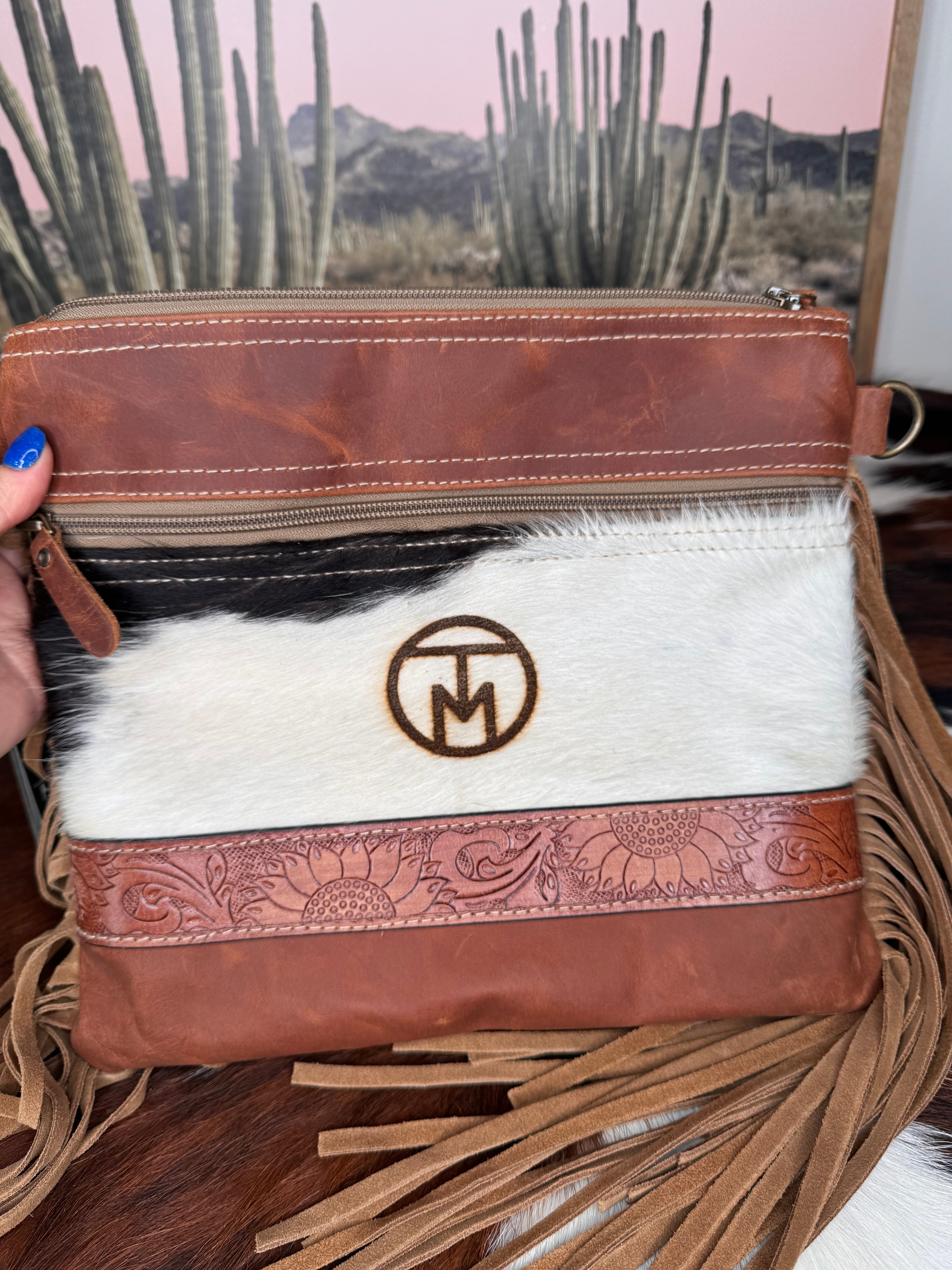 Cowhide Branded Bags, Wallets & Purses