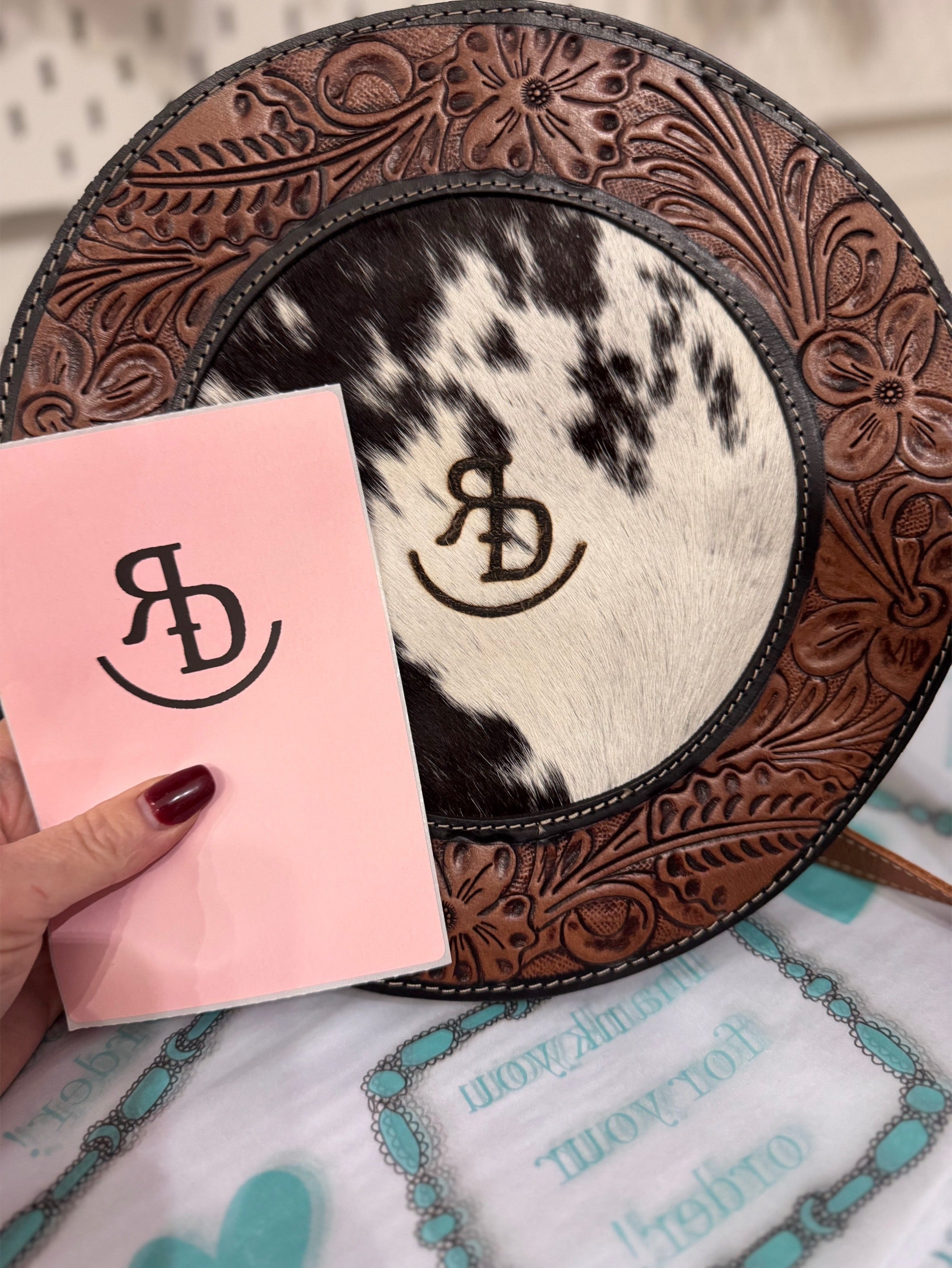 Custom Branded Cowhide & Leather