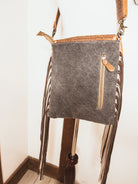 Custom Branded Concealed Carry Cowhide Crossbody Purse