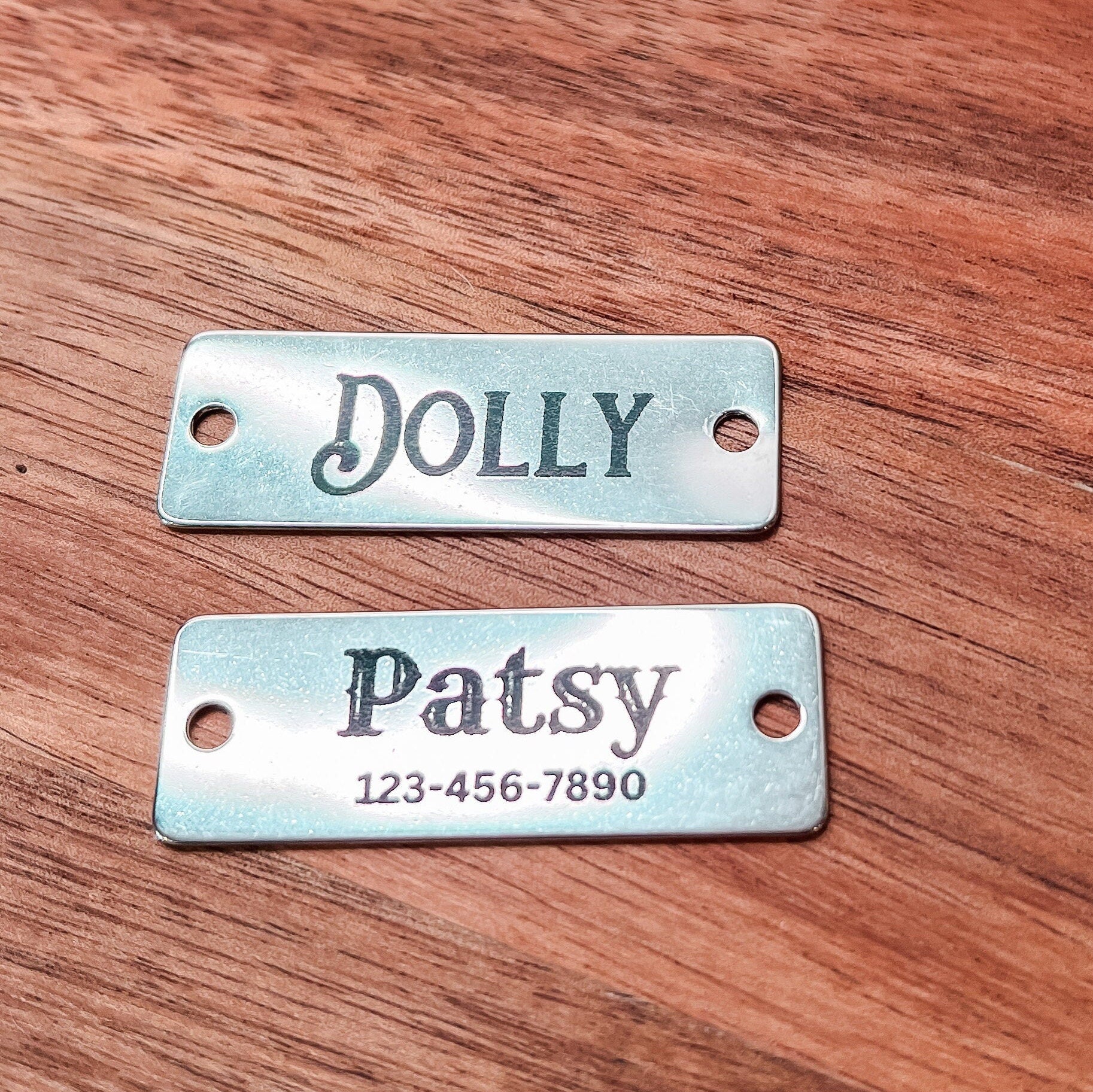 Custom Stainless Steel Nameplate for Dog Collar