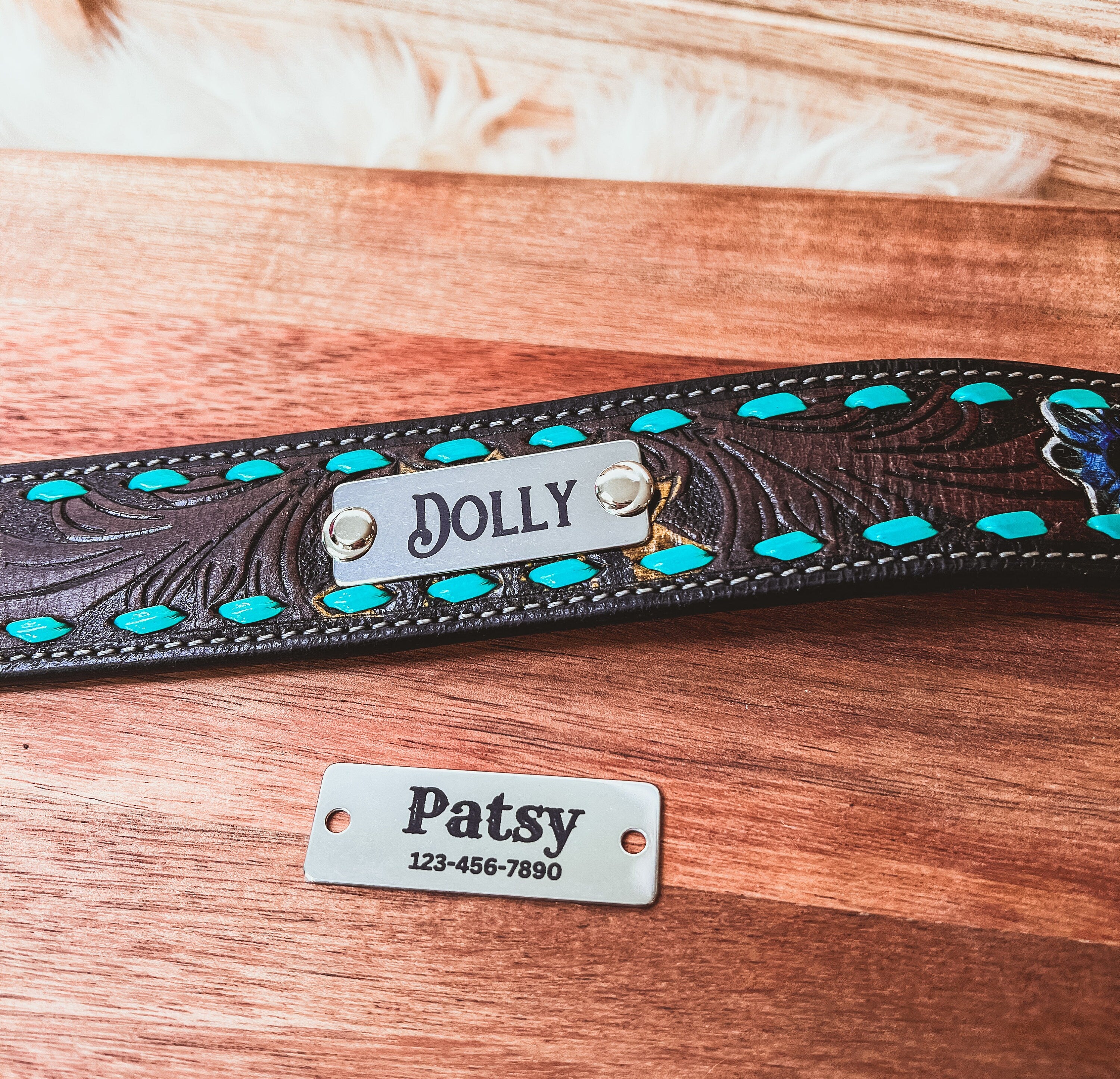 Custom Stainless Steel Nameplate for Dog Collar