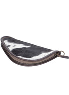 Custom Branded Cowhide Western Gun Pistol Case 11 inch Farm Brand Cow Brand Initials Personalized Hunter Men’s Ladies Gift