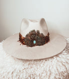 Retro Look Western Style Feather Hat Band with genuine Turquoise Stone Cowboy Hat Band, Cowgirl Hat Band