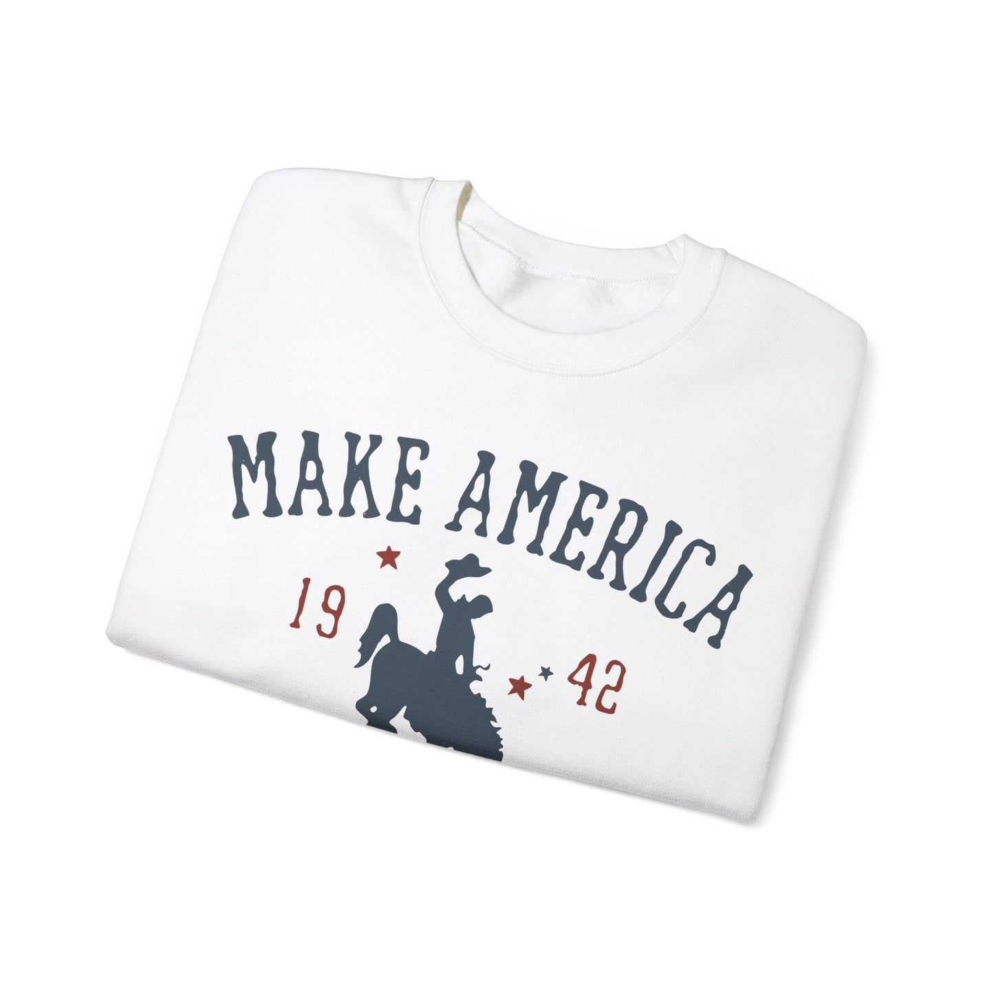 Make America Cowboy Again Unisex Heavy Blend™ Crewneck Sweatshirt