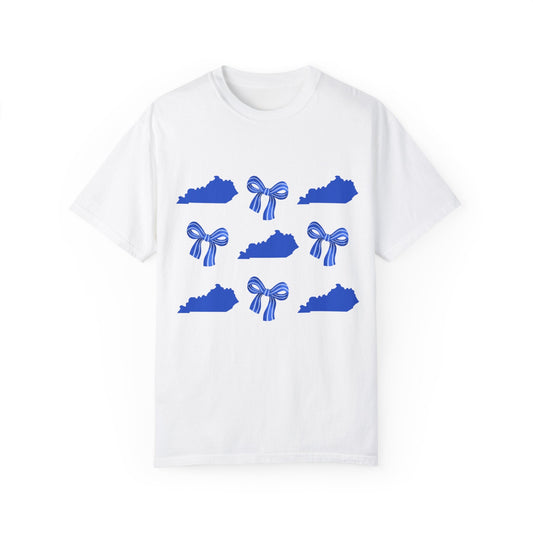 Kentucky Coquette, girly, bows, comfort color T-shirt