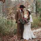 Custom Wedding Bridal Cowgirl Hat, Boho, Western, Floral, Lace, Flower Decorated Charlie 1 Horse Hat