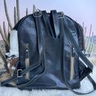 Concealed Carry Custom Branded Distressed Leather Backpack Bag Purse with your Initials Monogram Name Farm or Cow Brand