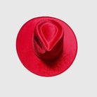 Velour Tear Drop Fedora Style Cowgirl Hat Cowboy Hat Blank for Hat Making or Decorating Pink, Green, Blue, Red, White or Burgundy