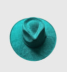 Velour Tear Drop Fedora Style Cowgirl Hat Cowboy Hat Blank for Hat Making or Decorating Pink, Green, Blue, Red, White or Burgundy