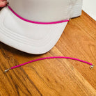 Pink Seed Bead Trucker Hat Chain Pink Hat Chain Western Trucker Hat Chain Decorate Your Own Trucker Hat Baseball Hat