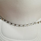 Silver Stars Chain Trucker Hat Chain Western Trucker Hat Chain Decorate Your Own Trucker Hat