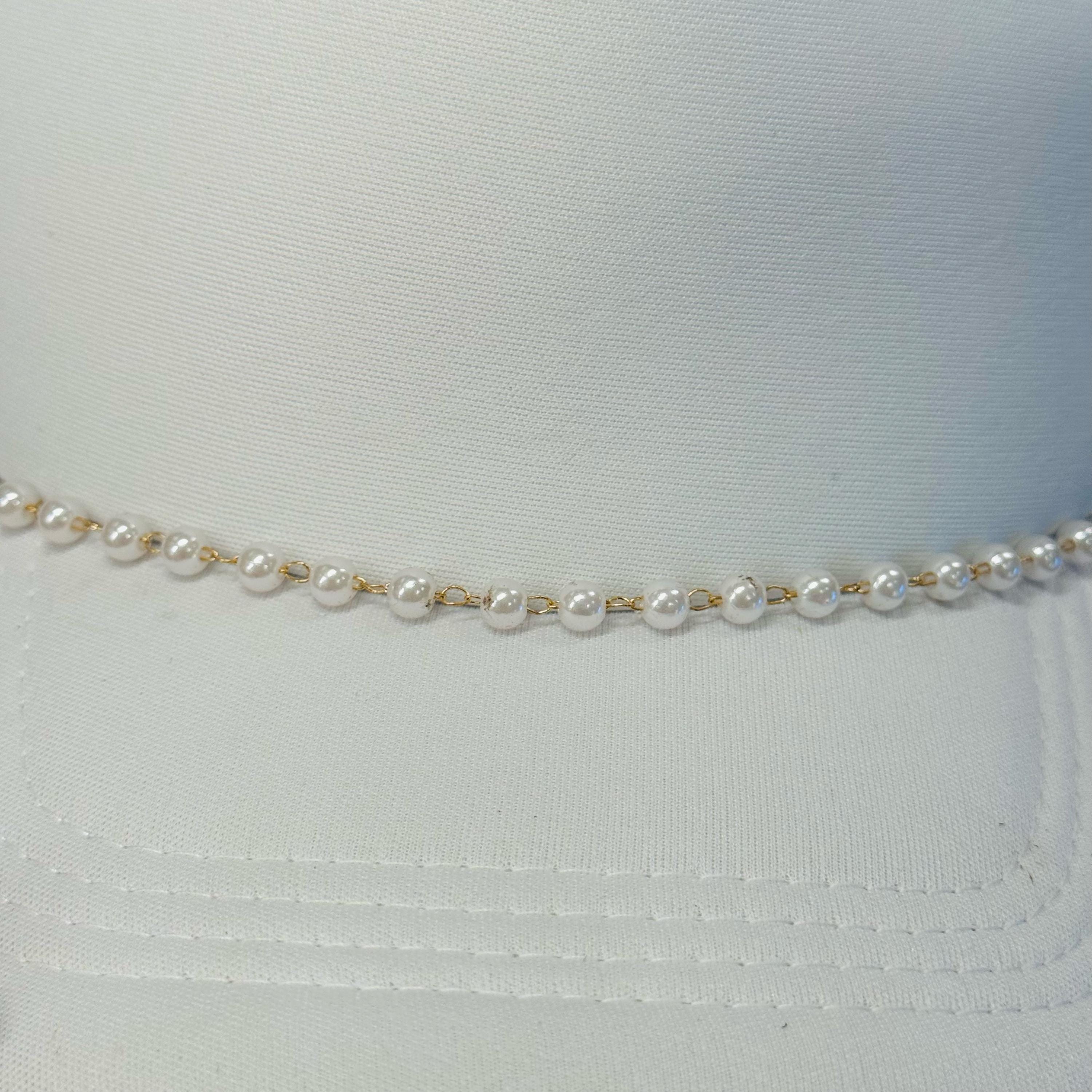 Pearl Strand Chain Trucker Hat Chain Western Trucker Hat Chain Decorate Your Own Trucker Hat