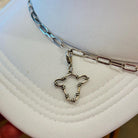 Silver Barbed Wire Calf Head Hat Chain Charm Western Trucker Hat, Chain Decorate Your Own Trucker Hat