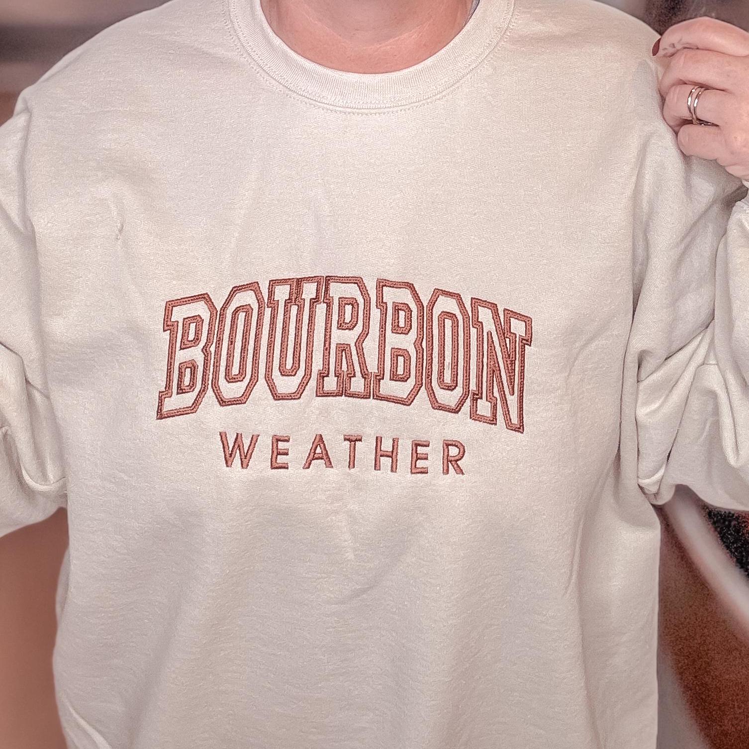 Bourbon Weather Sand Crewneck Sizes Small Medium Large XL 2XL Bourbon Lovers Kentucky Bourbon Sweatshirt Unisex