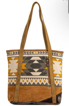 Coyote Bluff Concealed Carry Backpack, Aztec Pattern with turquoise and poncho accents, Gifts for Her