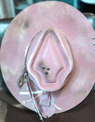 Fall for Me Fall Vibes Hand painted & Burned Charlie 1 Horse Coral Arrowhead Hat, Decorated Hat Cowgirl Hat Turquoise Stone Feather