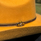 Western Cattleman style Wool Hat in Mustard Cowboy Hat Cowgirl Hat