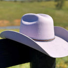 Western Cattleman style Wool Hat in Purple Lavender Cowboy Hat Cowgirl Hat