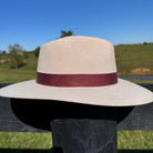 Western Fedora Style Flat Brim Buckskin Felt Hat Little Cowgirl Hat Hat Blank Childrens Hat