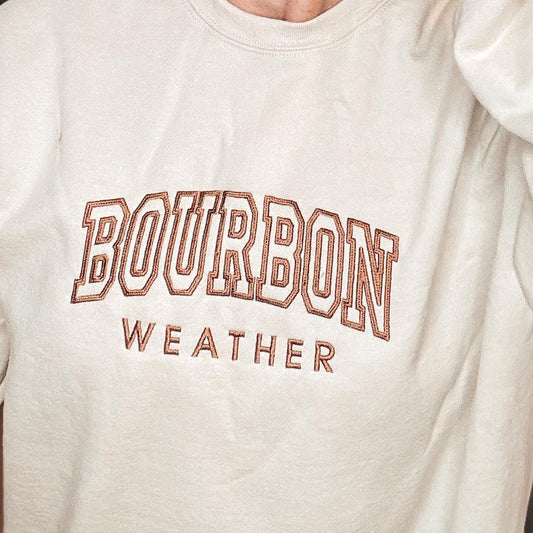 Bourbon Weather Sand Crewneck Sizes Small Medium Large XL 2XL Bourbon Lovers Kentucky Bourbon Sweatshirt Unisex