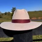 Western Fedora Style Flat Brim Buckskin Felt Hat Little Cowgirl Hat Hat Blank Childrens Hat