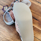 Tooled Leather 2 Strap Slide sandals with cork sole Western sandals, Western Slides, Summer Shoes Western Accessories Cowgirl Shoes