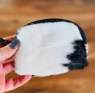 Customizable Black & White Cowhide Change Wallet Coin Purse Small Purse Western Wallet Personalized Gift Gift for Her Cowgirl Lipstick Purse