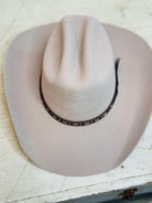 Customizable Cattleman Wool Cowboy Hat Western Classic Hat 100% Wool Personalized with Branding Iron Stiff Wide Brim 57cm 7 1/8" 6X Khaki