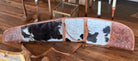Custom Branded Cowhide & Tooled Leather Western Shotgun/Rifle padded Case Farm Brand Cow Brand Initials Personalized Men’s Women's Gift