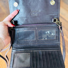 Custom Branded Cowhide Wallet, Women's Western Wallet, Gifts For Mom Farm Brand, Cattle Brand, Name, Initials, Monogram Crossbody Wristlet