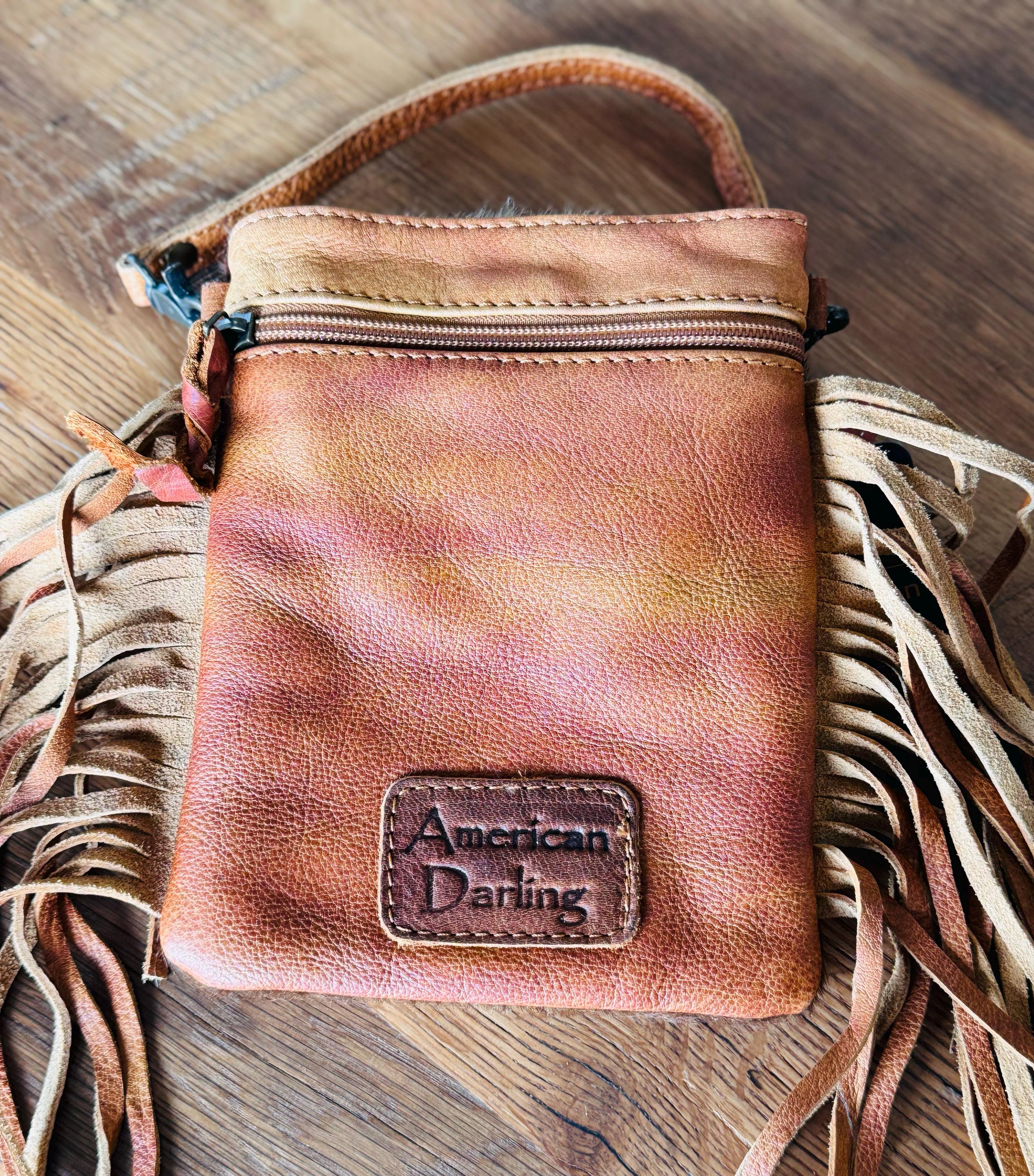 Small Customizable Cowhide Western Crossbody Purse Gift For Mom Personalize with Name Initials Logo Farm or Cattle Brand Monogram