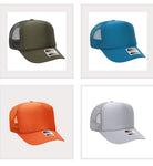 Y'all Boots Embroidered Patch, Otto Foam Trucker Hat in Pink, Spring Break, Vacation, Beach Hat, Sun Hat