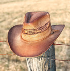 Coastal Cowgirl Summer Straw Hat Cowgirl Hat, Beach Hat, Mens or Women's Straw Palm Hat Spring Break Summer Vacation
