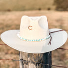 Charlie 1 Horse Coastal Cowgirl Summer Straw Hat Cowgirl Hat, Beach Hat, Women's Straw Palm Hat Spring Break Summer Vacation