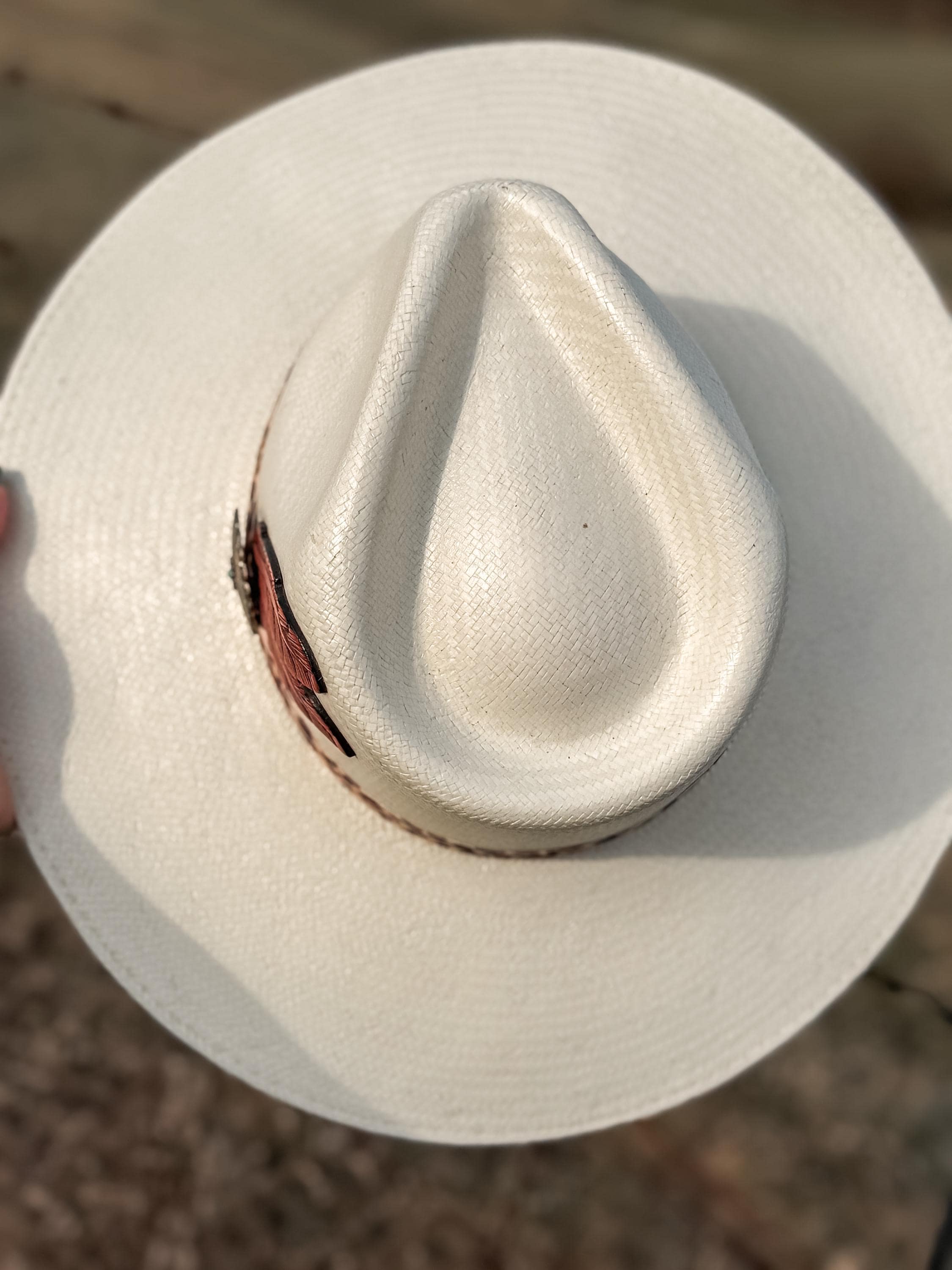 Charlie 1 Horse Coastal Cowgirl Summer Straw Hat Cowgirl Hat, Beach Hat, Women's Straw Palm Hat Spring Break Summer Vacation Leopard band