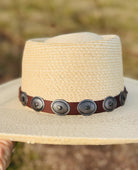 Charlie 1 Horse Wide Flat Brim Coastal Cowgirl Summer Straw Hat Cowgirl Hat, Beach Hat, Women's Straw Palm Hat Spring Break Summer Vacation