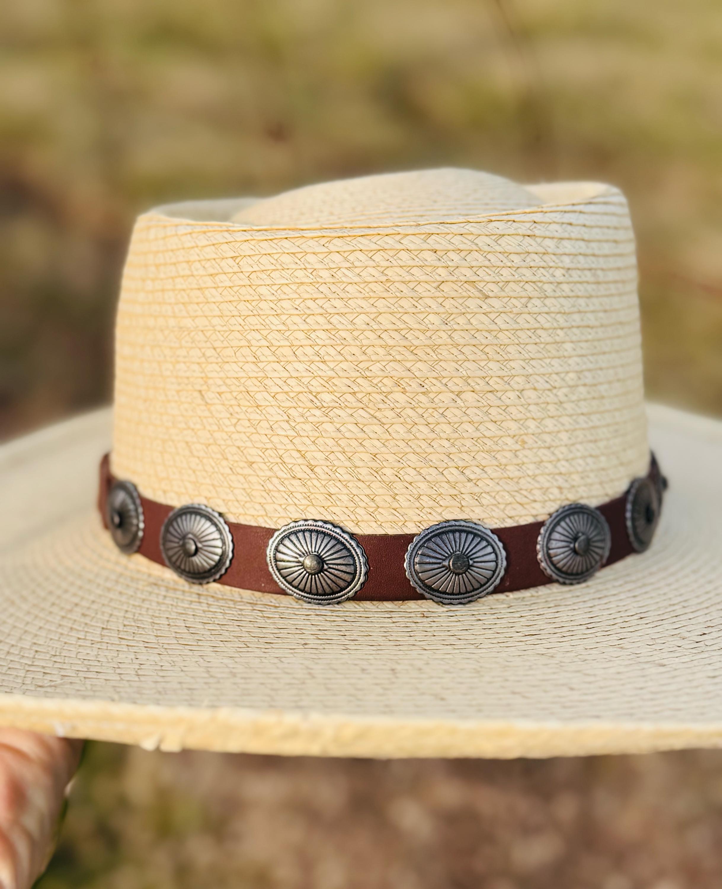 Charlie 1 Horse Wide Flat Brim Coastal Cowgirl Summer Straw Hat Cowgirl Hat, Beach Hat, Women's Straw Palm Hat Spring Break Summer Vacation