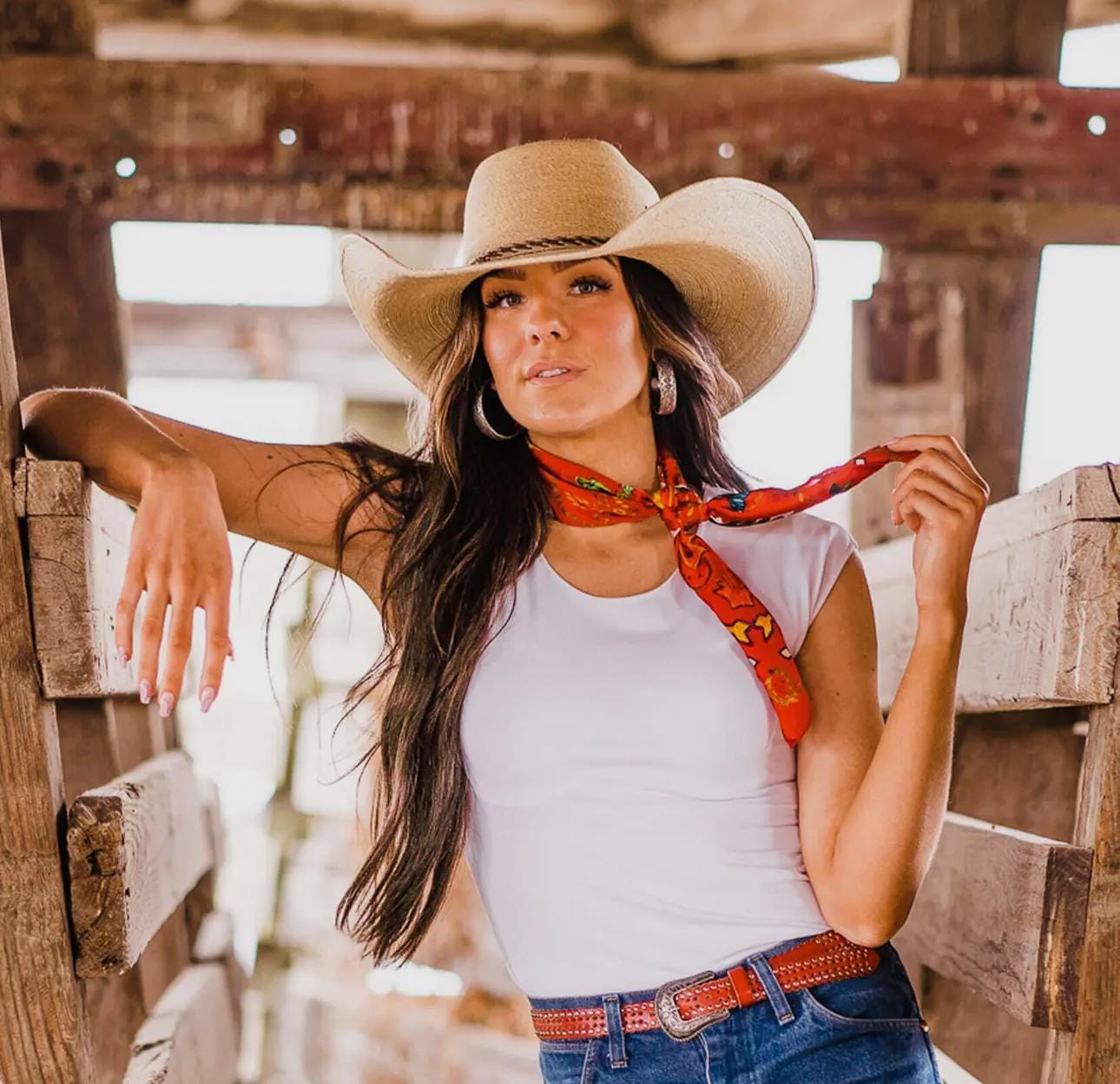 Natural Straw Cowboy Hat with Brick shape Crown, Cowgirl Hat, Custom Hat, Cattleman Style, Turned up Brim Mens Hat Women's Hat Summer Hat