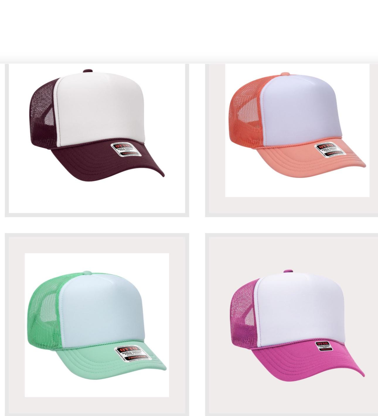 Texas River Time, Pink Embroidered Patch, Otto Foam Trucker Hat in Pink, Spring Break, Vacation, River Hat, Baseball Hat, Sun Hat