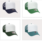 A Little Bit Dramatic, Embroidered Patch, Otto Foam Trucker Hat in Gray, Spring Break, Vacation, Beach Hat, Baseball Hat, Sun Hat Trendy